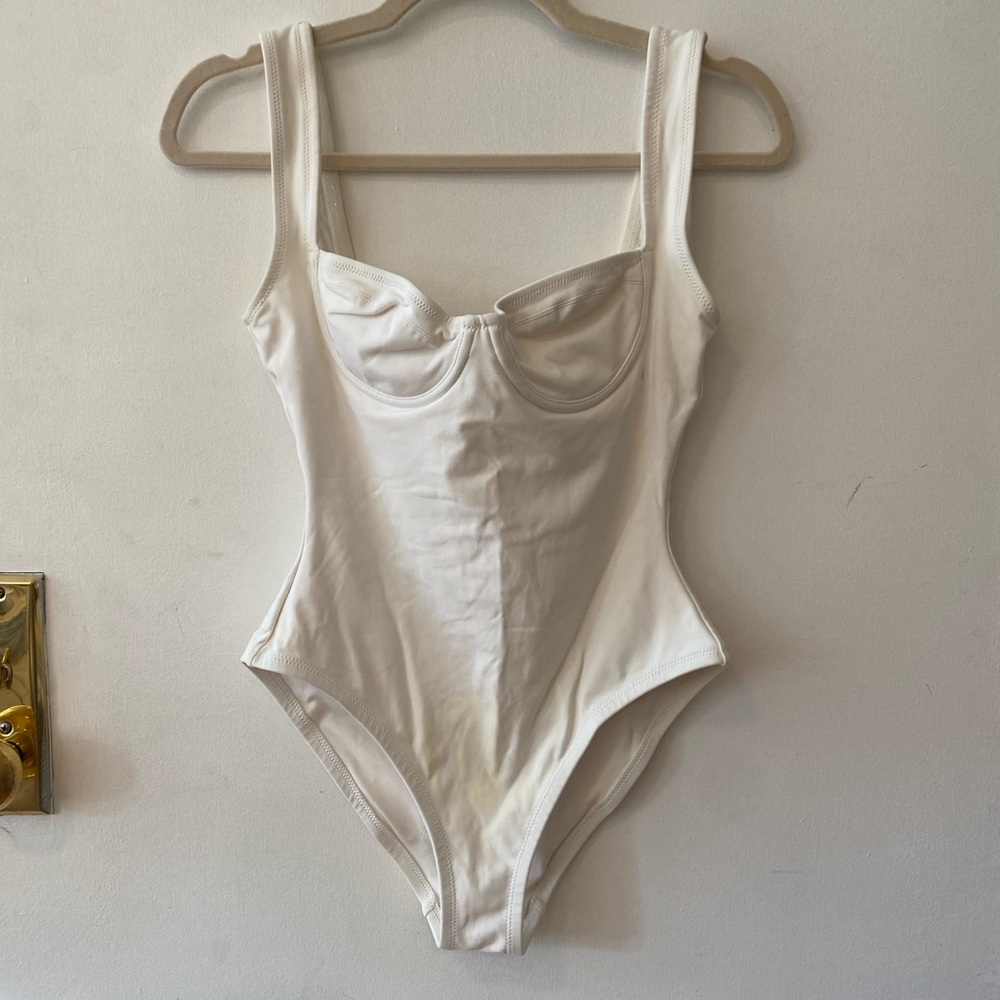 White Skims Underwire Bodice Bodysuit